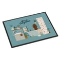 thumbnail image 1 of Caroline's Treasures CK7485MAT 18 x 27 Po Irish Water Spaniel dans Baignoire Tapis Intérieur Ou Extérieur, 1 of 3