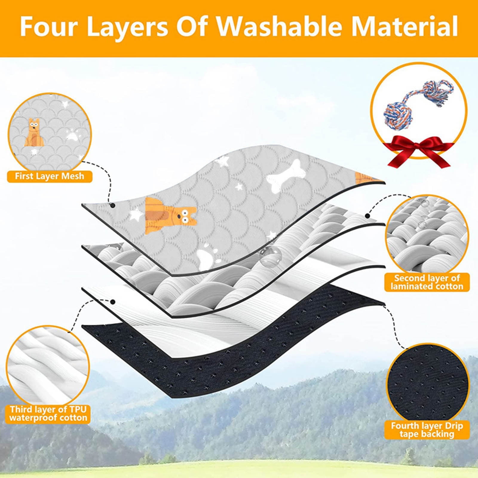 Scenting Pads - Washable Bed Pads for Adults Mattress Protector Pads Non- Pee Pads Multiple Sizes for Comfort and