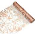 thumbnail image 1 of Glitter Metallic Gold Table Runner 11 Inch x 49 Feet Inches Thin Mesh Sparkle Table Runner Roll Table Decorations for Wedding Bridal（1PC）, 1 of 5