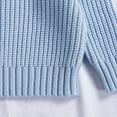 thumbnail image 5 of Zshosam Girls Sweater Girls Fall Sweaters Winter Long Sleeve Crew Neck Casual Loose Lightweight Spring Cozy Tops Size 3 6 Months,(Light Blue 3-6 Months), 5 of 8