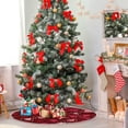 thumbnail image 4 of Coolnut Love Heart Christmas Tree Skirt 36", Valentine's Day Tree Skirt Double Layers Polyester Easter Tree Skirt for Valentine's Day Holiday Party Decoration, 4 of 6