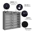 thumbnail image 4 of Estante Zapatero Organizador | Closet Armable para Calzado | Acero inoxidable | Closet para 36 Pares de Calzado | Tela Impermeable, 4 of 7