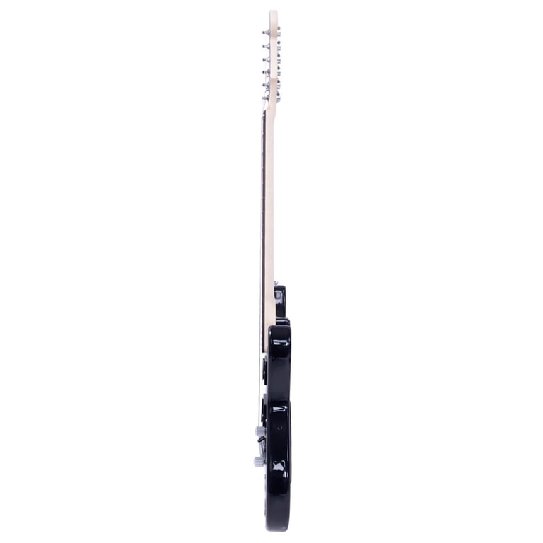 Lightning Style Guitar with Power Cord/Strap/Bag/Plectrums Black