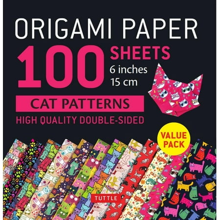 Double Sided Origami (Origami Paper 100 Sheets Cat Patterns 6 (15 CM): Tuttle Origami Paper: High-Quality Double-Sided Origami Sheets Printed with 12 Different Patterns: Instructions for 6 Projects Included)