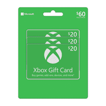 Xbox $60 Gift Card Multipack 3 x $20 [Physical]