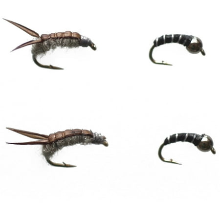 Cortland 4pk Flies, Midge Scud Assortment