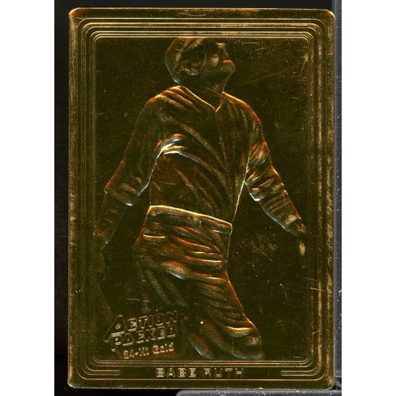 Babe Ruth Card 1993 Action Packed ASG 24K #28G