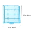 thumbnail image 2 of COMPUKAS Batteries Storage 30Pcs Clear Box Assorted Color Plastic Organizer, 2 of 8