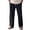 Black, variant on Men’s Loose Straight Cotton Linen Pants Breathable Summer Casual Bottoms