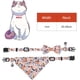 thumbnail image 4 of 2 collares para gatos con pajarita y campana, collar triangular antiestrangulamiento para gatitos, collar ajustable para gatitos de 20-28 CM, 4 of 5