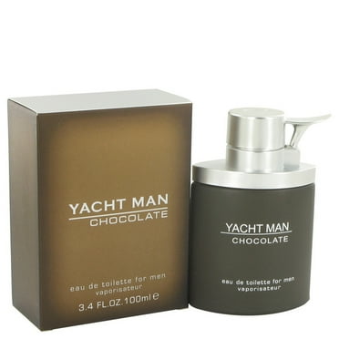 Yacht Man Chocolate by Myrurgia, 3.4 oz Eau De Toilette Spray for Men
