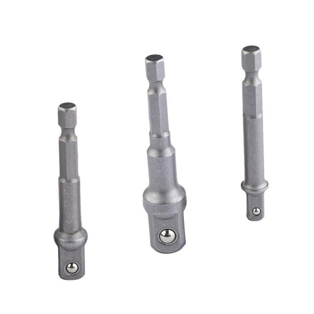 Adaptador de Punta de Enchufe Destornillador para Tuercas de Taladro 1/4 "3/8" 1/2 " de Barras de Extensión Eléctrica Cola Juego de barra de extensión de enchufe