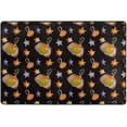 thumbnail image 4 of Dreamtimes Halloween Magic Pumpkin Area Rug 72x48in Jack-O'Lantern Stars Non-Slip Floor Carpet Comfort Floor Mats Decor for Indoor Living Dining Room and Bedroom Area, 4 of 7