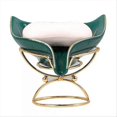 thumbnail image 4 of Soap Dish, Self-Draining Jewelry Holder, Fishtail Soap Dish (green), 4 of 5