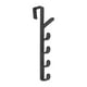 thumbnail image 4 of | Perchero de 5 ganchos Perchero resistente para colgar sobre la puerta para organizar abrigos, sombreros, artículos de limpieza y organizadores, 4 of 8