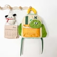 thumbnail image 2 of ibiyuan School Backpack Canvas Tote Bag Student Breathable Shoulder Bookbag with Pockets Solid Color Back To School Supplies Gift / Holiday Gift,L,Green, 2 of 6