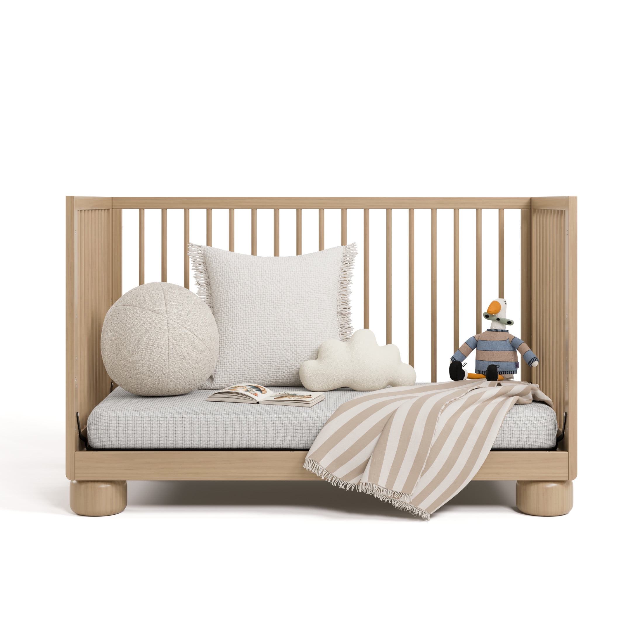 Storkcraft Sorrento 3-in-1 Convertible Crib with Bonus Toddler Guardrail - Driftwood