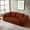 Orange, variant on BMMB 83.5"Convertible Sleeper Sofa Bed,Modular Sectional Couch with 2 Pillows,3-Seat Floor Sofa for Living Room,Bedroom,Orange
