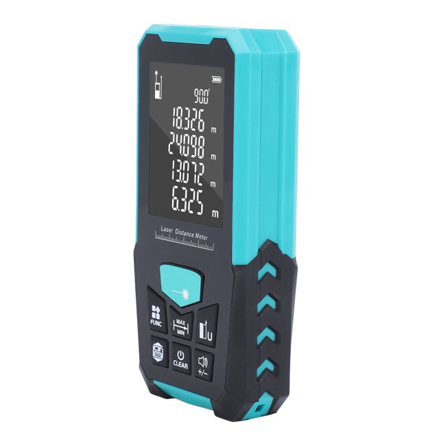 Compteur de Distance Numérique, Écran Rétroéclairé IP54 Étanche Écran LCD 2.4 Pouces Mesure de Distance 0.05-100m pour Industries