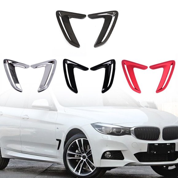 fit for BMW 3 Series GT 2013-2017 Car Side Body Marker Fender Air Wing Vent Trim