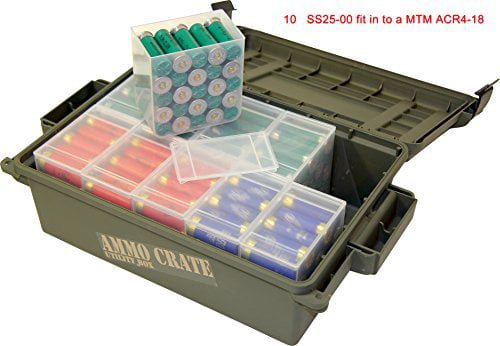 MTM SS2500 25 Round Shotshell Box Sold As Set Of 4 Clear 