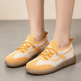 thumbnail image 4 of Willtoo Womens Slip On Knit Walking Sneakers Breathable Mesh Casual Flat Shoes Comfort Lace-Up Platform Daily Travel Shoes, 4 of 5