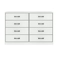 thumbnail image 4 of Mainstays Ardent 53.75" Wide 8 Drawer Dresser, White, 4 of 18