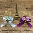 thumbnail image 4 of JZROCKER Set of 6 Hollow Iron Birdcage Candy Box Elegant Iron Craft, Suitable Storage Box for Organizing Small Items, 4 of 21