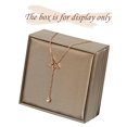 thumbnail image 3 of Collier pour Femmes Mode Design Spécial Diamant Acier Titane Brillant Collier Clavicule Collier Croisé, 3 of 5
