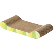 Catit Style Scratcher with Catnip Jungle-Stripe Lounge Cat Scratching Pad