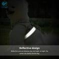 thumbnail image 6 of Deago No Pull Reflective Adjustable Dog Harness No Choke Walk Vest with Leash For Small Medium Dogs (Gray, S), 6 of 10
