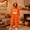 Gold, variant on Red Funny Onsies Halloween Costume Polyester Halloween Cute Pumpkin Onesie Pajamas for Women Men Funny Party Cosplay Costume Family Hooded Plush Cozy Warm Sleepwear S
