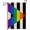 Red, Orange, Yellow, Green, Blue, Purple, variant on Ally Pride Garden Flag LGBT Rainbow LGBTQ Alliance Gay Pride Support Vertical Double Sized Yard Outdoor Decoration