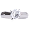 thumbnail image 3 of Anillo de Compromiso para Mujer LuckyLy, Zirconia Cúbica de 4mm y Acero Inoxidable, Talla 6 a 8, Modelo Nova plateado 8, 3 of 8