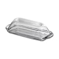 thumbnail image 1 of Anchor Hocking Glass Butter Dish, 1 of 2