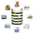 thumbnail image 6 of Goofa Lemon Printed Circular Hamper,Laundry Basket with Handles,Storage Baskets Foldable,Large Capacity Laundry Hamper-, 6 of 8