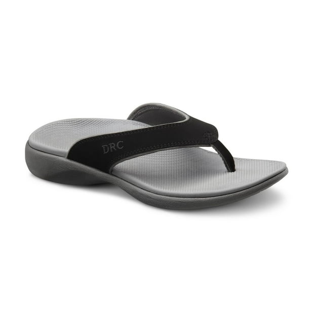 Et bestemt Forhåbentlig Autonom Dr. Comfort Collin Men's Supportive Orthotic Sandals - Black - Walmart.com