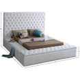 thumbnail image 6 of Bliss White Velvet King Bed (3 Boxes)-Color:White Velvet,Style:Contemporary, 6 of 6
