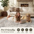 thumbnail image 4 of SIXHOME 6'x9' Area Rugs for Living Room Washable Rugs Carpet Medallion Traditional Rugs for Bedroom Dinning Room Office Soft Non Slip Large Area Rug Retro Home Decor Gray, 4 of 8