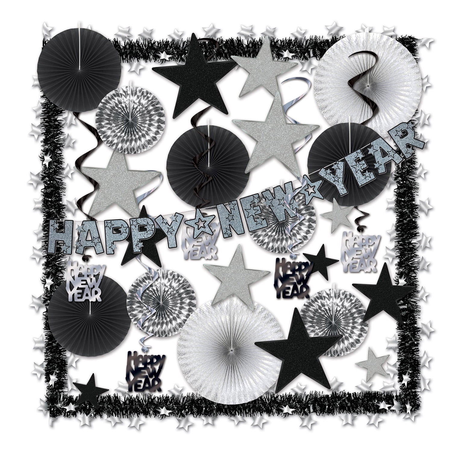 Beistle 80111 – Türdeko „Happy New Year“ Für Badezimmer, Party-Dekoration