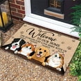 thumbnail image 3 of AUQ Outdoor Mat Warm Greeting Funny Door Mats Outside Fun Floor Art Welcome Mats for Front Door,Style10, 3 of 3