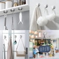 thumbnail image 4 of Juego de 4 ganchos con ventosa para baño, inodoro, cocina y duchas eléctricas, acero inoxidable., 4 of 5