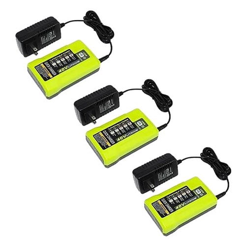 Replace for Ryobi OP403A 40V Lithium-Ion 2-in-1 Charger with USB Port 3pack