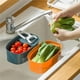 thumbnail image 4 of Billuyoard Escurridor de cocina, fregadero colgante, filtro de residuos de alimentos con orificios de drenaje, colador en forma de silla de Juegos de accesorios de baño, 4 of 6
