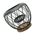 thumbnail image 5 of CoudarTitie Coffee Pod Holder Bar Accessories Counter Decor Espresso Capsules Holder Storage black, 5 of 9