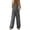 AM13-Gray, variant on Jumpsuits For Women Casual Summer Button Down Jumpsuit Cotton Linen Sleeveless Minimalist Wide Legs Jumper Loose Overall Wine M