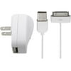 ACCELL L114B-004J USB TO 30PIN CABLE+AC CHARGER FOR IPOD/PHONE 4FT