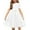 White, variant on Arshiner Girls Dress Tutu Fluffy Summer Dresses Belted Wedding Party Flower A-Line Dress