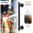 thumbnail image 5 of EcoNesxp Brushed Gold Bathroom Towel Ring Towel Rack Rust-proof Wall-mounted Bathroom Hardware Accessories 304 Stainless Steel Towel Rack Brushed Gold SUS, 5 of 5