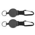 thumbnail image 2 of Porte-clés Rétractable, Porte-clés Rétractable Portable 2 Pièces Mousqueton Compact Pour La Maison Quotidienne Type A 0.7mm, Type B 1mm, 2 of 8